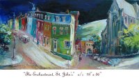 THE ENCHANTMENT, St John's, Newfoundland, Canada, Oil on Canvas